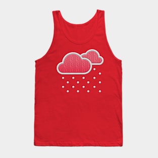 Cute Snow Clouds Tank Top